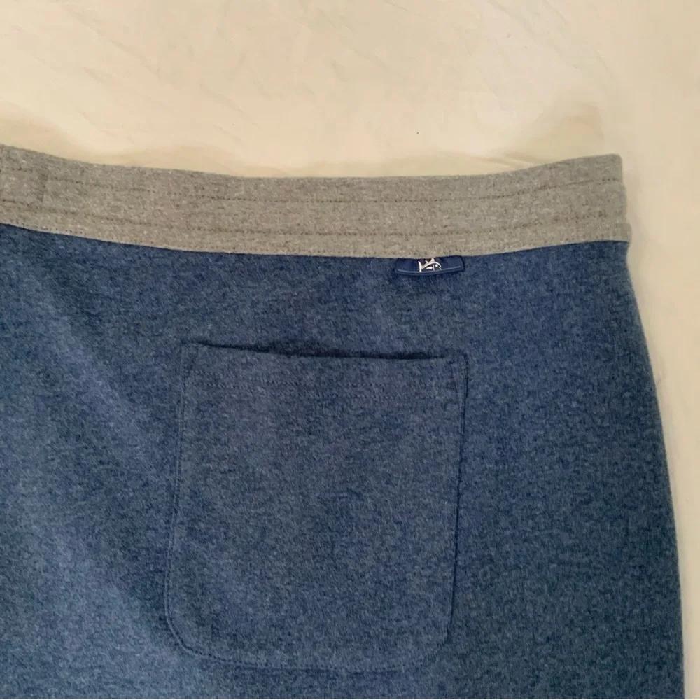 Southern Tide Sweatshorts Backrush Heather Lounge Shorts Blue XXL Pockets New